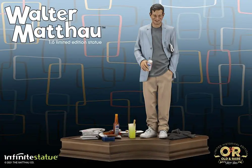 Statue walter matthau old&rare 1/6 resin